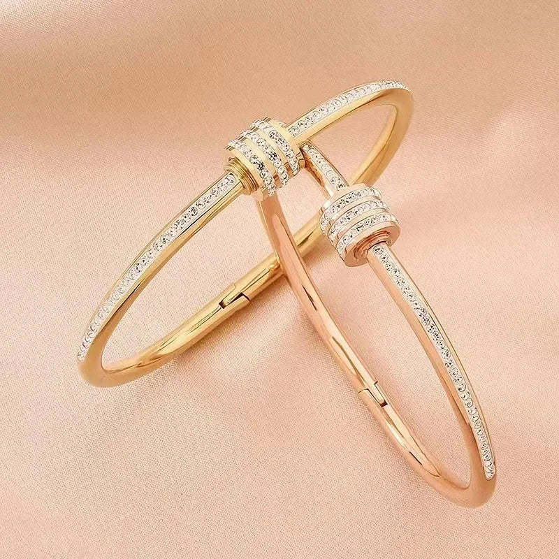 Bracelets YASMINE en acier titane inoxydable