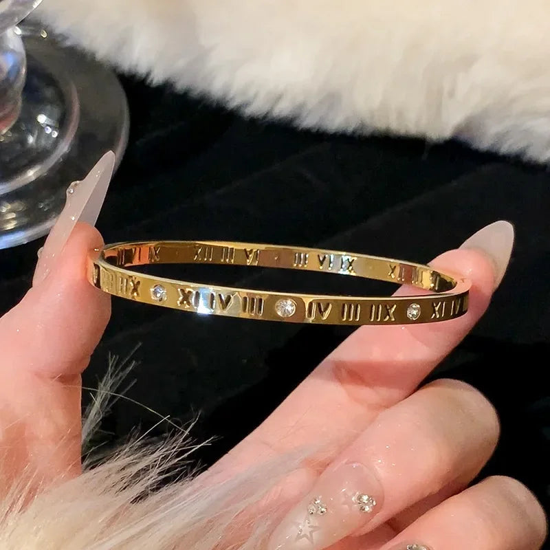 Bracelets YASMINE en acier titane inoxydable