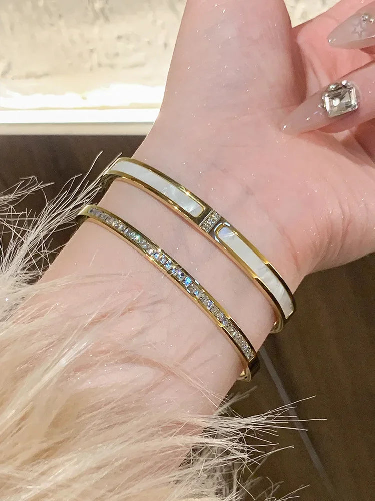 Bracelets YASMINE en acier titane inoxydable