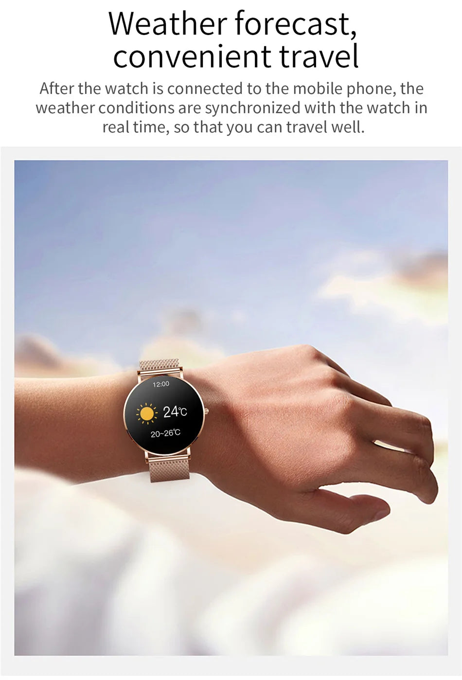 Montre connectée AMOLED LIGE 2024, rappel d'appel, fonction physiologique, horloge, bracelet de sport, montre intelligente étanche